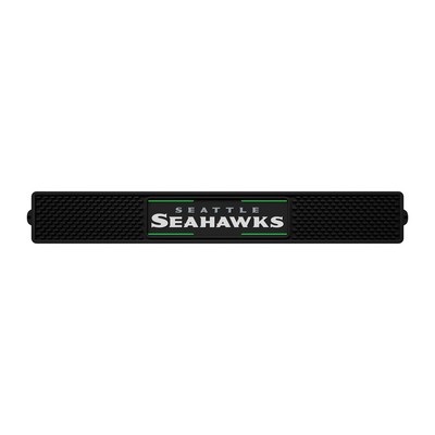 Fan Mats  LLC Seattle Seahawks Drink Mat Black