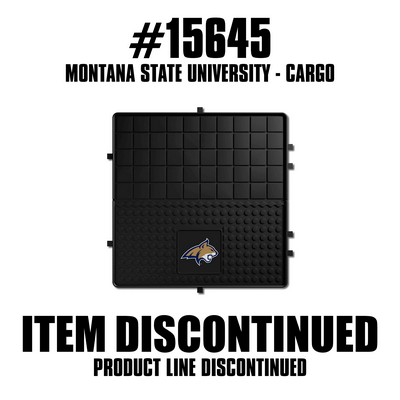 Fan Mats  LLC Montana State Grizzlies Heavy Duty Vinyl Cargo Mat Black