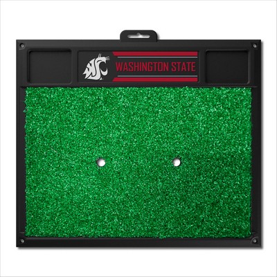 Fan Mats  LLC Washington State Cougars Golf Hitting Mat Red