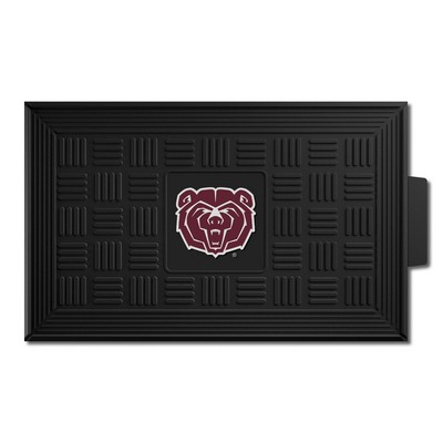 Fan Mats  LLC Missouri State Bears Medallion Door Mat Black