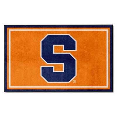 Fan Mats  LLC Syracuse Orange 4x6 Rug Orange