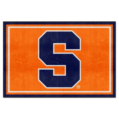 Fan Mats  LLC Syracuse Orange 5x8 Rug Orange