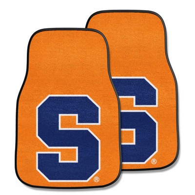 Fan Mats  LLC Syracuse Orange 2-pc Carpet Car Mat Set Orange