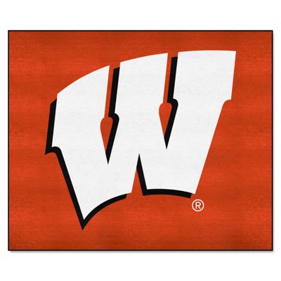 Fan Mats  LLC Wisconsin Badgers Tailgater Mat Red