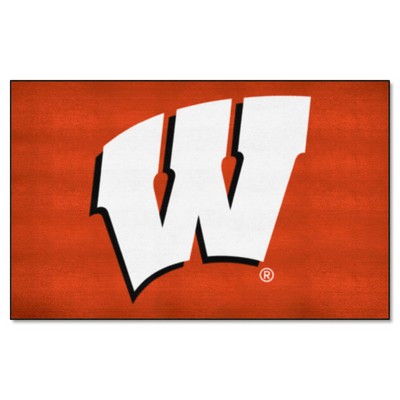 Fan Mats  LLC Wisconsin Badgers Ulti-Mat Red