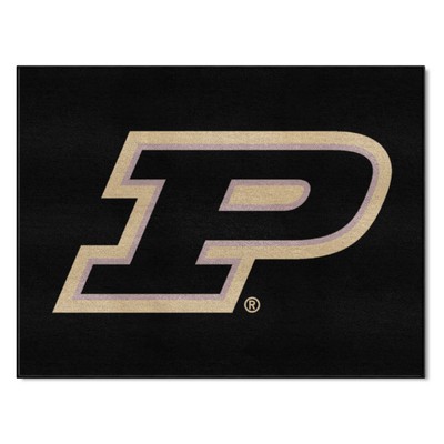 Fan Mats  LLC Purdue Boilermakers All-Star Mat Black