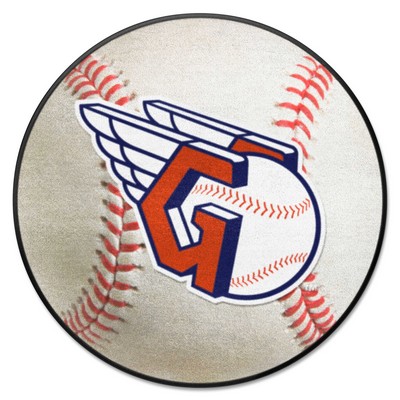 Fan Mats  LLC Cleveland Guardians Baseball Mat White