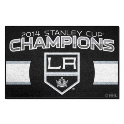 Fan Mats  LLC Los Angeles Kings Starter Mat Champions Black