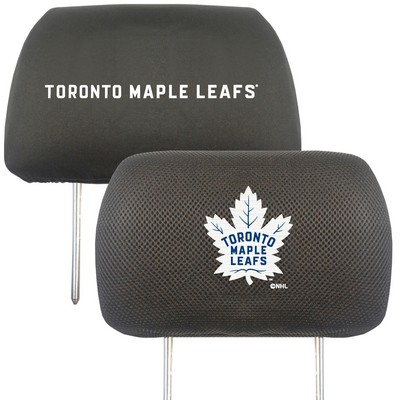 Fan Mats  LLC Toronto Maple Leafs Head Rest Cover Black