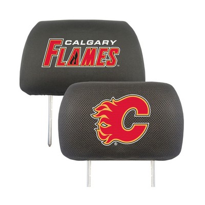 Fan Mats  LLC Calgary Flames Head Rest Cover Red