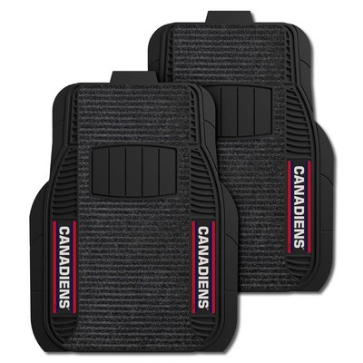 Fan Mats  LLC Montreal Canadiens 2-pc Deluxe Car Mat Set Black