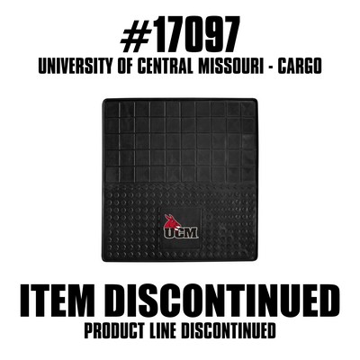 Fan Mats  LLC Central Missouri Mules Heavy Duty Vinyl Cargo Mat Black