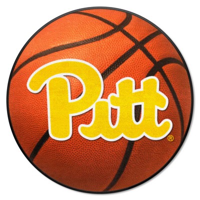 Fan Mats  LLC Pitt Panthers Basketball Mat Orange