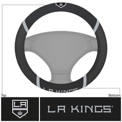 Fan Mats  LLC Los Angeles Kings Steering Wheel Cover Black