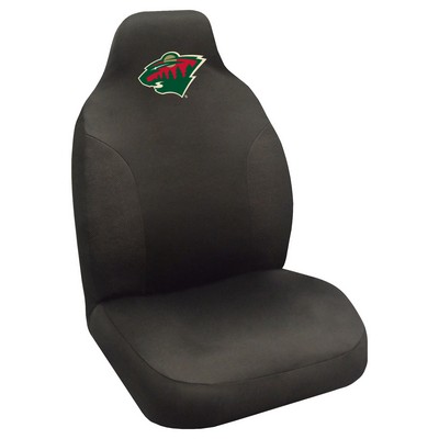 Fan Mats  LLC Minnesota Wild Seat Cover Black