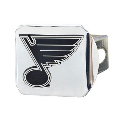 Fan Mats  LLC St. Louis Blues Hitch Cover Chrome Chrome