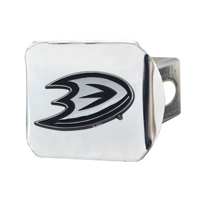 Fan Mats  LLC Anaheim Ducks Hitch Cover Chrome Chrome