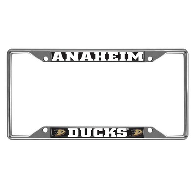 Fan Mats  LLC Anaheim Ducks License Plate Frame Chrome