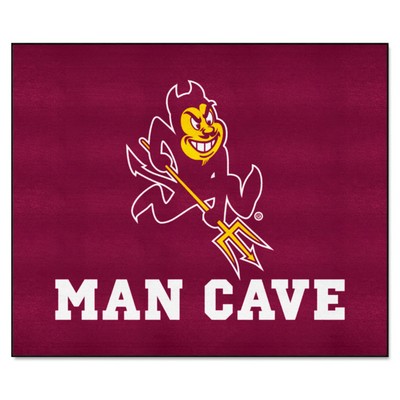 Fan Mats  LLC Arizona State Sun Devils Tailgater Mat Man Cave Maroon