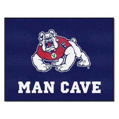 Fan Mats  LLC Fresno State Bulldogs All-Star Mat Man Cave Navy