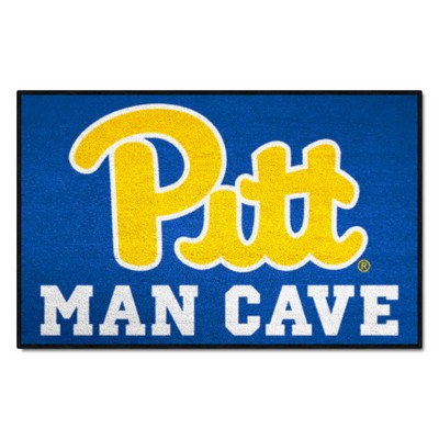 Fan Mats  LLC Pitt Panthers Starter Mat Man Cave Navy