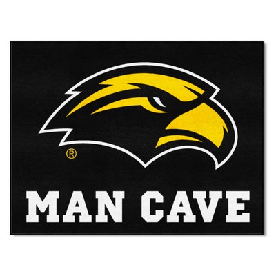 Fan Mats  LLC Southern Miss Golden Eagles All-Star Mat Man Cave Black