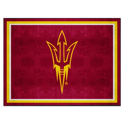 Fan Mats  LLC Arizona State Sun Devils 8x10 Rug Maroon