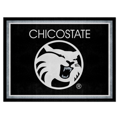 Fan Mats  LLC Cal State Chico Wildcats 8x10 Rug Black