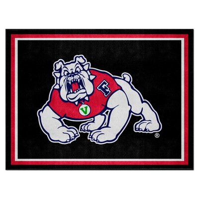 Fan Mats  LLC Fresno State Bulldogs 8x10 Rug Navy