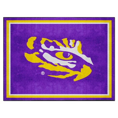 Fan Mats  LLC LSU Tigers 8x10 Rug Purple