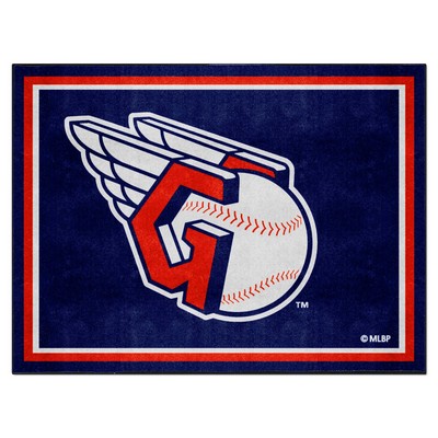 Fan Mats  LLC Cleveland Guardians 8x10 Rug Blue