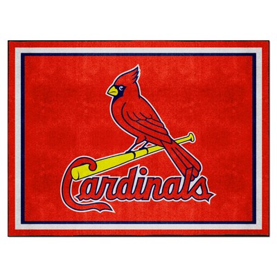 Fan Mats  LLC St. Louis Cardinals 8x10 Rug Red