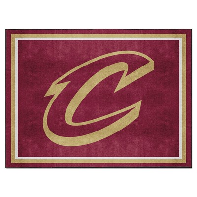 Fan Mats  LLC Cleveland Cavaliers 8x10 Rug Wine