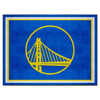 Fan Mats  LLC Golden State Warriors 8x10 Rug Royal