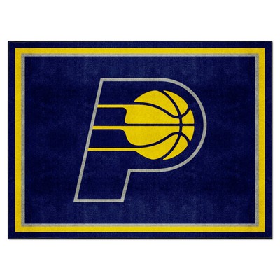 Fan Mats  LLC Indiana Pacers 8x10 Rug Blue