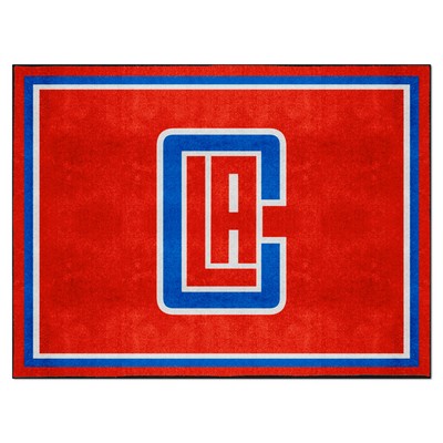 Fan Mats  LLC Los Angeles Clippers 8x10 Rug Red