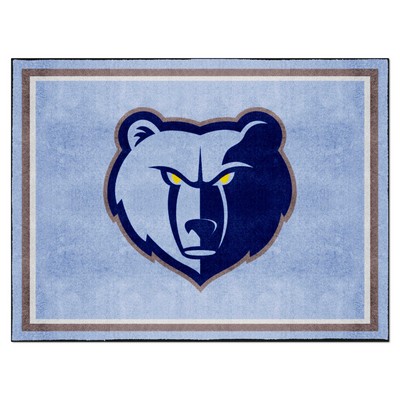 Fan Mats  LLC Memphis Grizzlies 8x10 Rug Blue