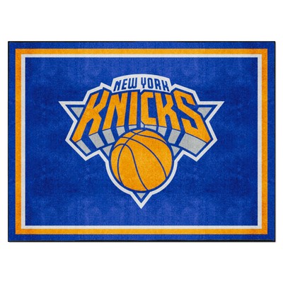 Fan Mats  LLC New York Knicks 8x10 Rug Blue