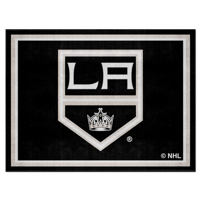 Fan Mats  LLC Los Angeles Kings 8x10 Rug Black