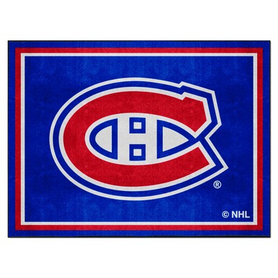 Fan Mats  LLC Montreal Canadiens 8x10 Rug Blue