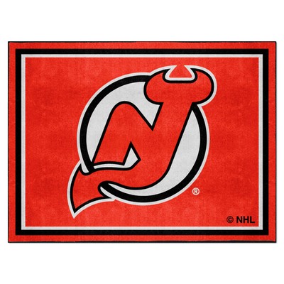 Fan Mats  LLC New Jersey Devils 8x10 Rug Black