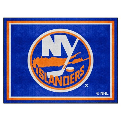 Fan Mats  LLC New York Islanders 8x10 Rug Blue