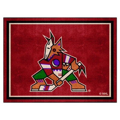 Fan Mats  LLC Arizona Coyotes 8x10 Rug Maroon