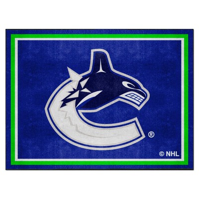 Fan Mats  LLC Vancouver Canucks 8x10 Rug Royal