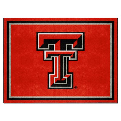 Fan Mats  LLC Texas Tech Red Raiders 8x10 Rug Red