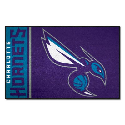 Fan Mats  LLC Charlotte Hornets Starter Mat Uniform Purple