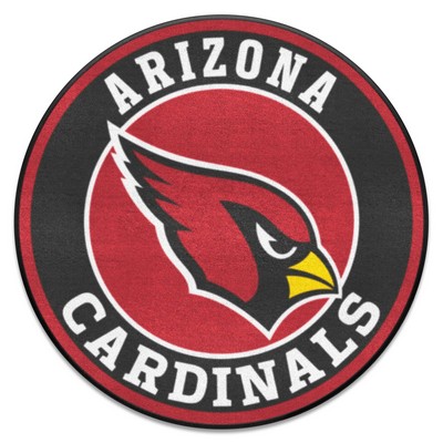 Fan Mats  LLC Arizona Cardinals Roundel Mat Red