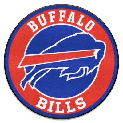 Fan Mats  LLC Buffalo Bills Roundel Mat Blue