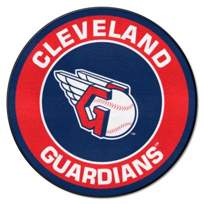 Fan Mats  LLC Cleveland Guardians Roundel Mat Blue