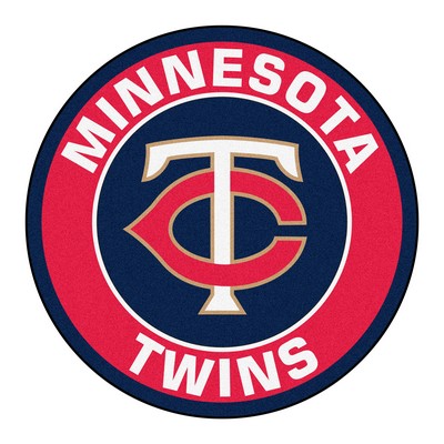 Fan Mats  LLC Minnesota Twins Roundel Mat Navy